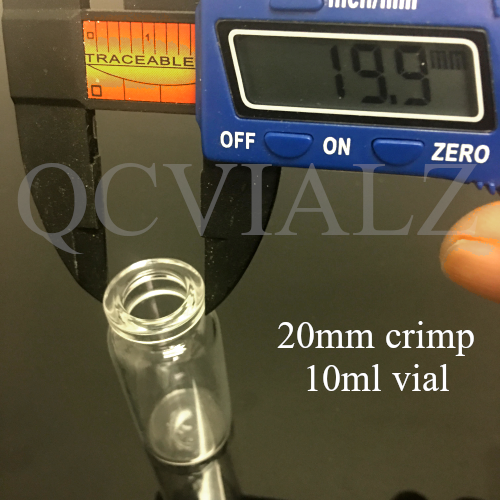 Benefits of a 13mm crimp serum vial VS a 20mm crimp serum vial?
